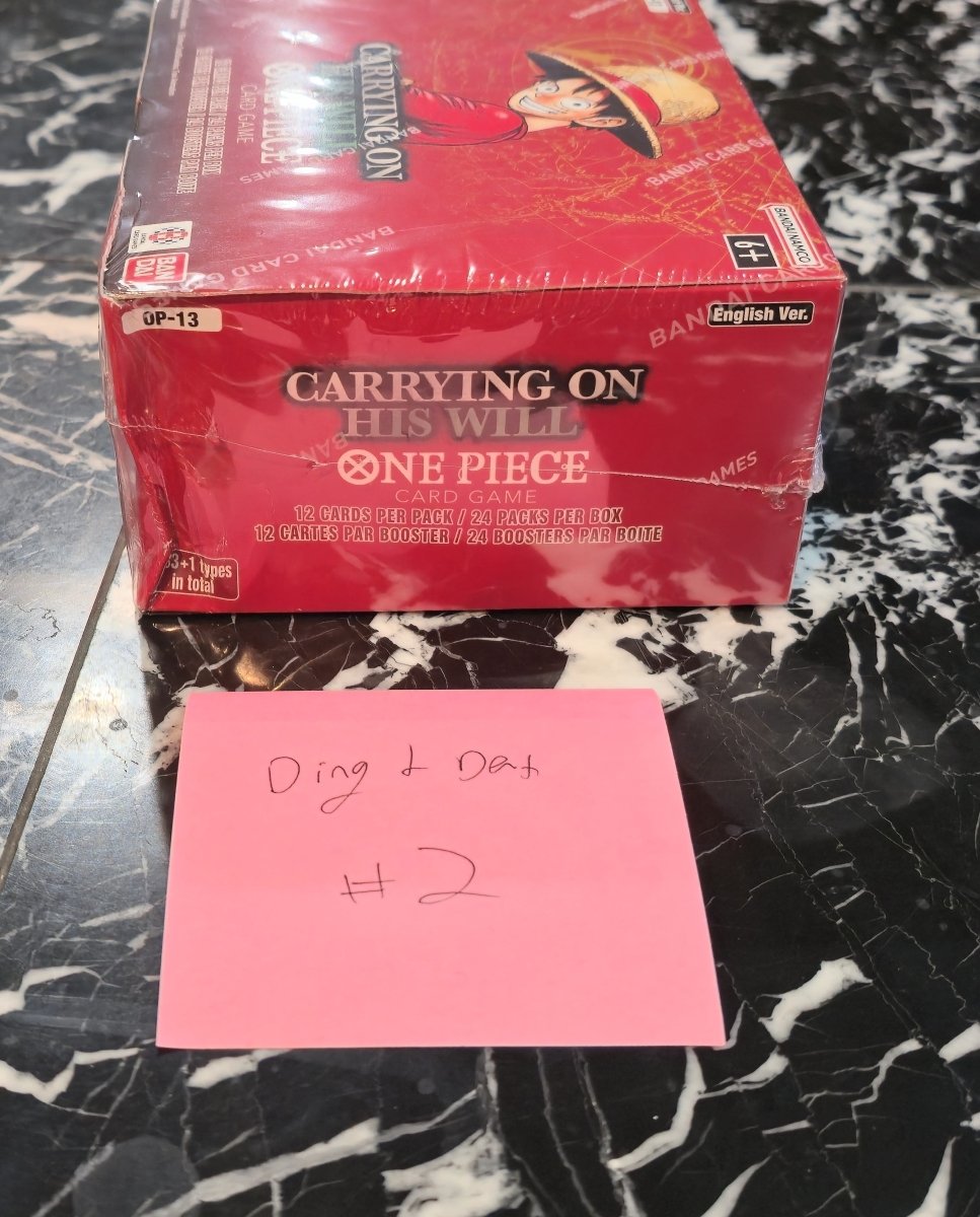 **DENTED BOX 2** One Piece: Carrying on His Will (OP - 13) Booster Box (24 Packs) - Gootzy Gaming