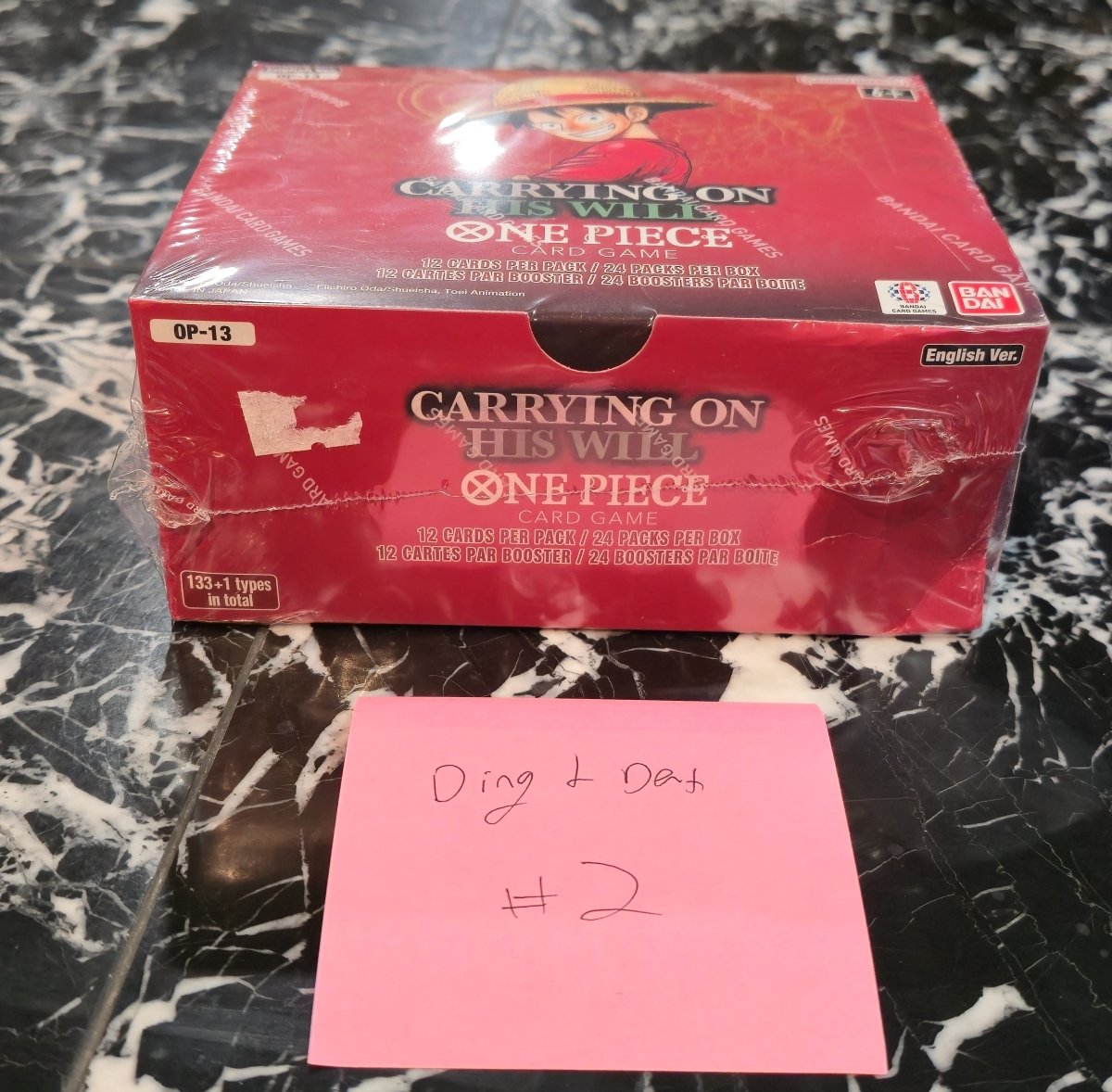 **DENTED BOX 2** One Piece: Carrying on His Will (OP - 13) Booster Box (24 Packs) - Gootzy Gaming