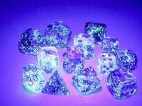 Dice Block: 12 mm, 36 D6 Dice Set - Nebula Luminary Nocturnal/Blue - Gootzy Gaming