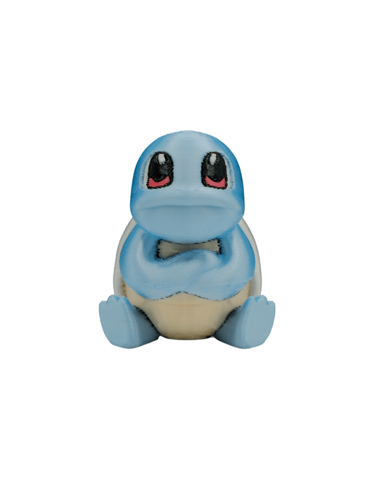 Disapproving Turtle - Plastic Poke Figurine - 2 Inch Tall 3D Printed Color Plastic Print - Gootzy Gaming
