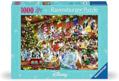 Disney Christmas Snow Globes 1000 Piece Puzzle - Gootzy Gaming