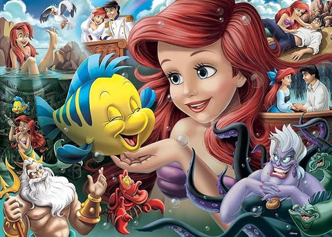 Disney Princess Collector's Edition: Ariel - Heroine Collection 1000 Piece Puzzle - Gootzy Gaming