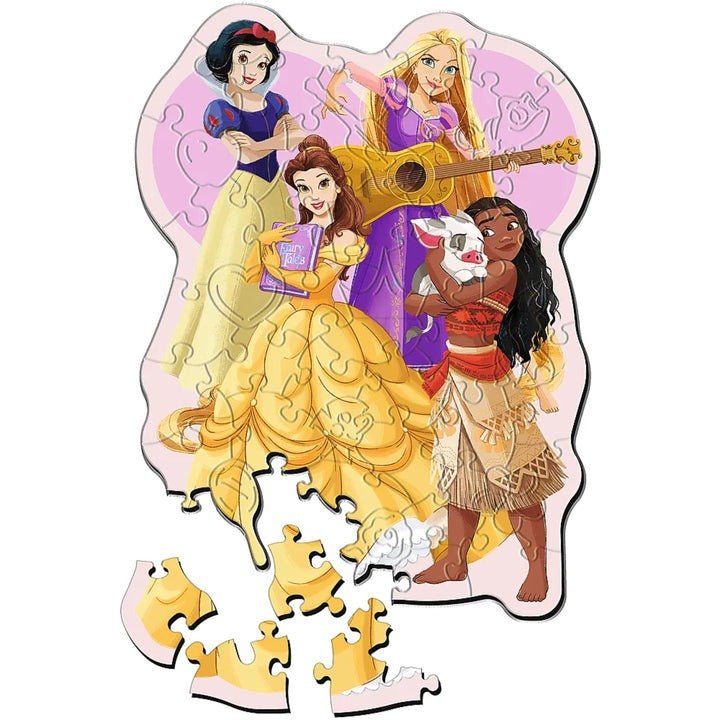 Disney Princess Wooden Puzzle 50 Piece Puzzle - Gootzy Gaming