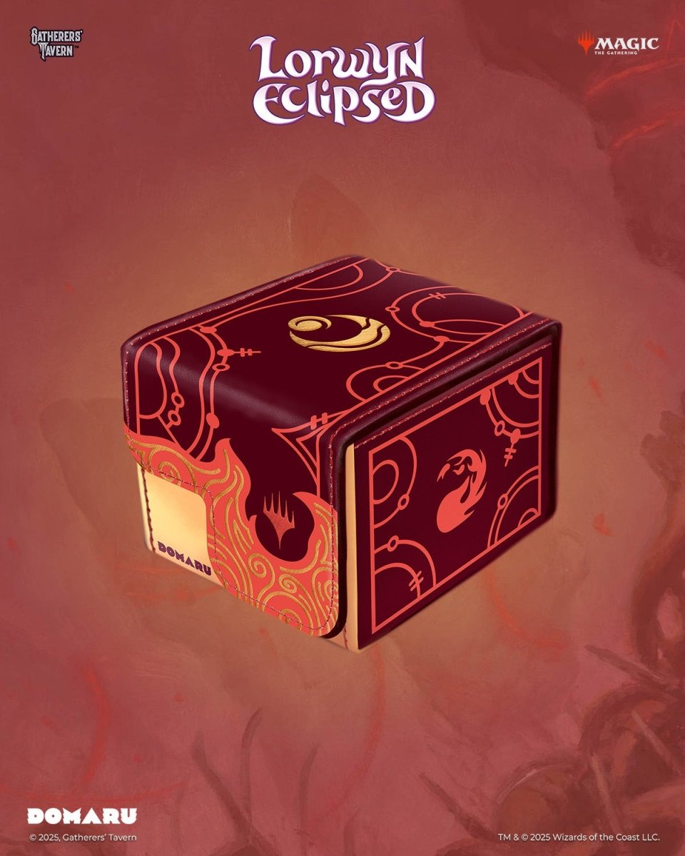 DOMARU Box: Magic the Gathering Lorwyn Eclipsed - Cinder Red - Gootzy Gaming