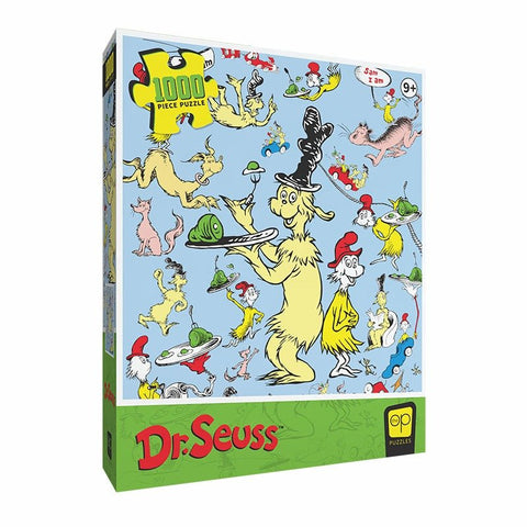 Dr. Seuss Green Eggs and Ham 1000 Piece Puzzle - Gootzy Gaming