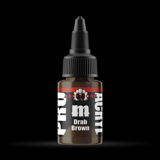 Drab Brown - Premium Matte Acrylic Miniatures Paint - Monument Hobbies - 22 mL Dropper Bottle - Gootzy Gaming