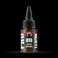 Drab Brown - Premium Matte Acrylic Miniatures Paint - Monument Hobbies - 22 mL Dropper Bottle - Gootzy Gaming