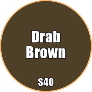 Drab Brown - Premium Matte Acrylic Miniatures Paint - Monument Hobbies - 22 mL Dropper Bottle - Gootzy Gaming