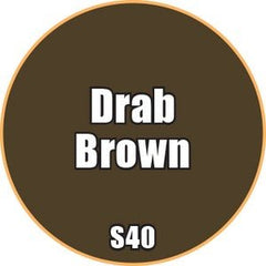 Drab Brown - Premium Matte Acrylic Miniatures Paint - Monument Hobbies - 22 mL Dropper Bottle - Gootzy Gaming