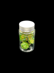 Draconic Green - Plastic Standard 7 Dice Set - D&D Dice - Gootzy Gaming