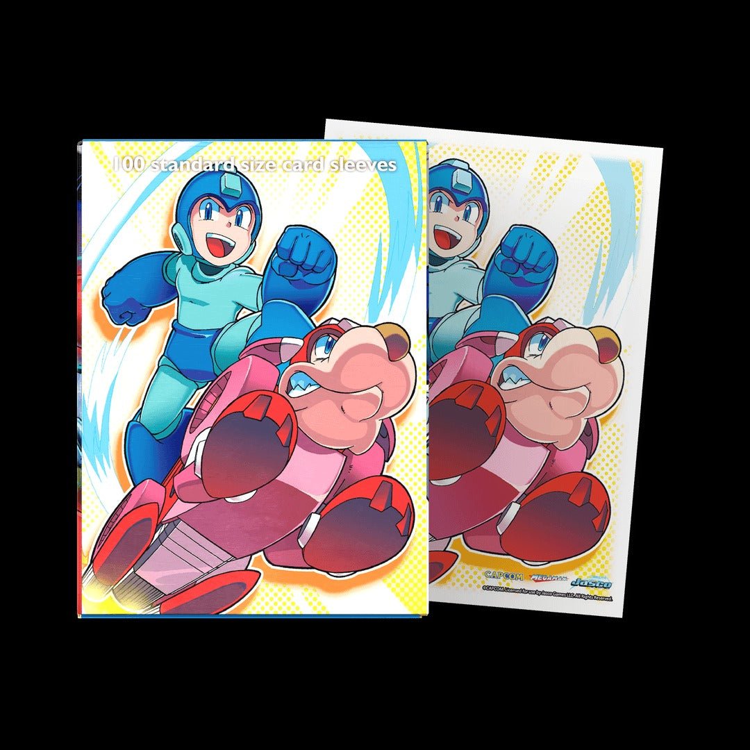 Dragon Shield Art Card Sleeves - Mega Man and Rush - Gootzy Gaming