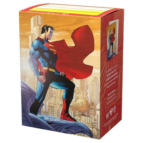 Dragon Shield Brushed Art Card Sleeves - Superman 2 - Gootzy Gaming