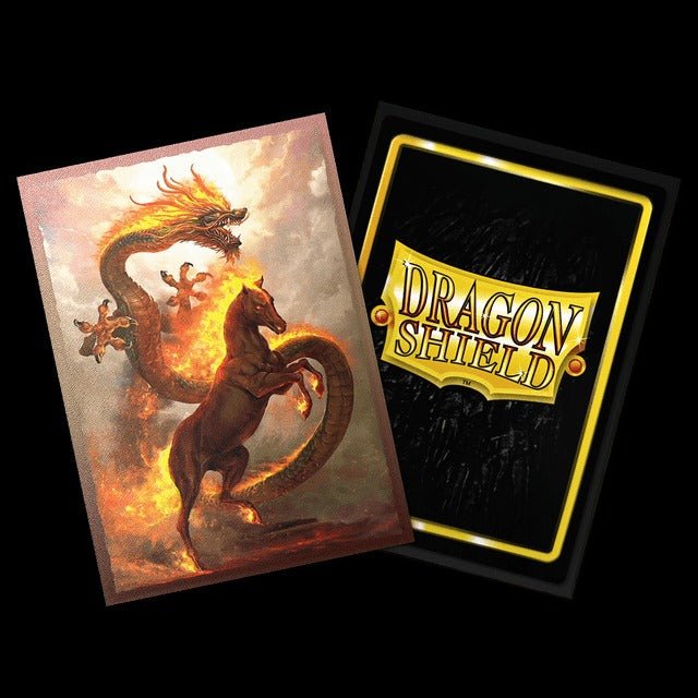 Dragon Shield Dual Matte Art Card Sleeves - Fire Horse 2026 - Gootzy Gaming