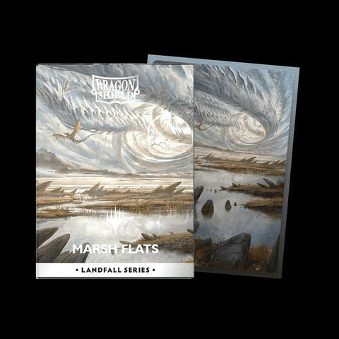 Dragon Shield Dual Matte Art Card Sleeves - MTG Landfall Series - Marsh Flats - Gootzy Gaming
