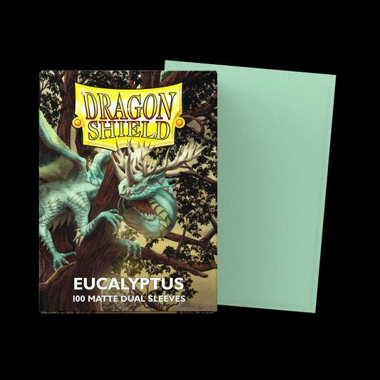 Dragon Shield Dual Matte Card Sleeves - Eucalyptus (Mint) - Gootzy Gaming