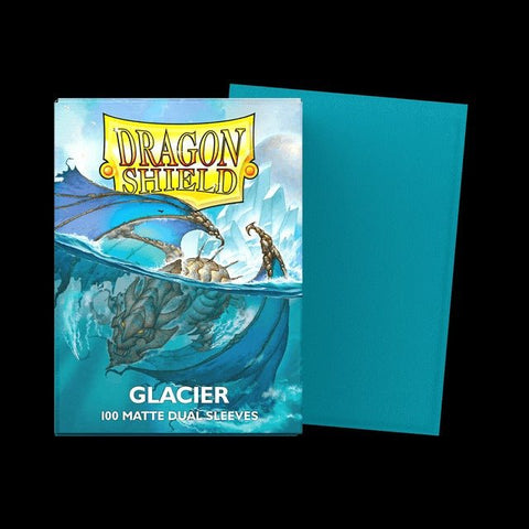 Dragon Shield Dual Matte Card Sleeves - Glacier (Turquoise) - Gootzy Gaming