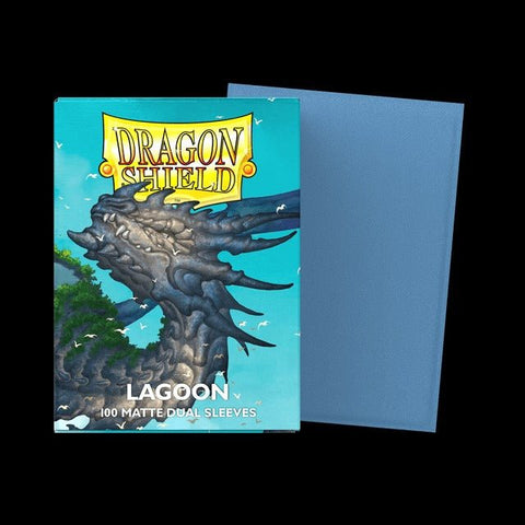 Dragon Shield Dual Matte Card Sleeves - Lagoon (Blue Green) - Gootzy Gaming