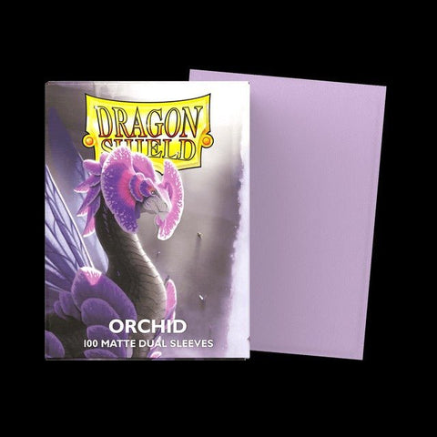 Dragon Shield Dual Matte Card Sleeves - Orchid (Lilac) - Gootzy Gaming