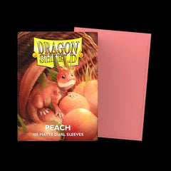 Dragon Shield Dual Matte Card Sleeves - Peach - Gootzy Gaming