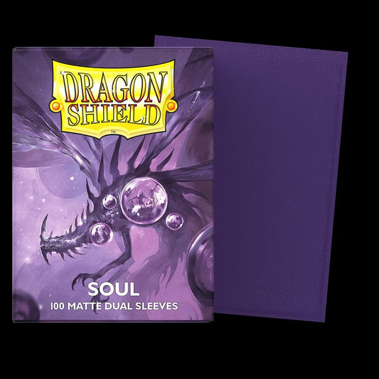 Dragon Shield Dual Matte Card Sleeves - Soul (Purple) - Gootzy Gaming
