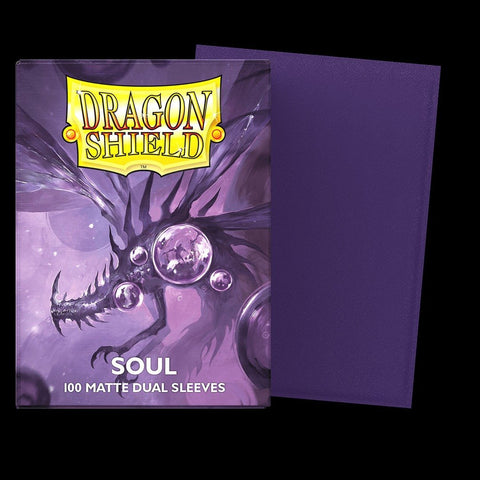 Dragon Shield Dual Matte Card Sleeves - Soul (Purple) - Gootzy Gaming