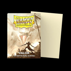 Dragon Shield Dual Matte Card Sleeves - Valor (Cream) - Gootzy Gaming