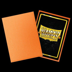 Dragon Shield Matte Card Sleeves - Amber (Orange Sparkle) - Gootzy Gaming