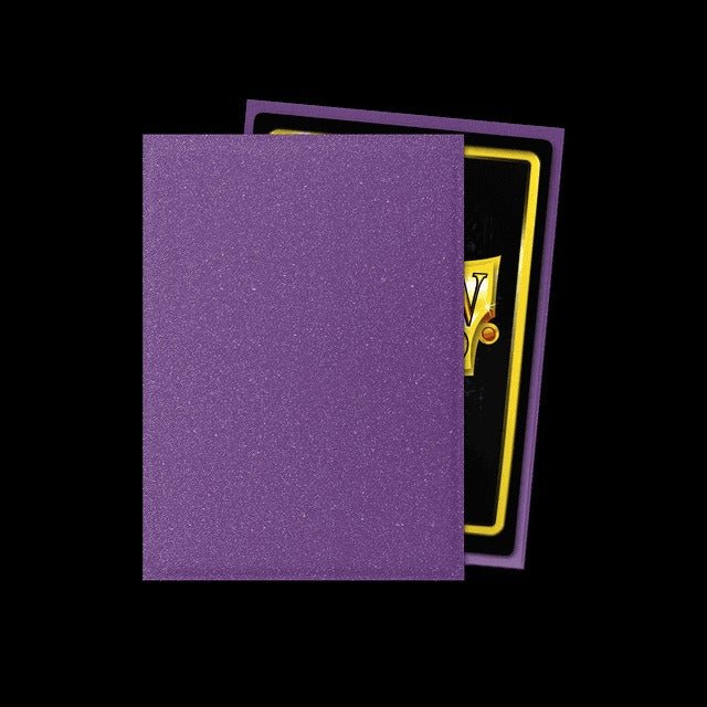 Dragon Shield Matte Card Sleeves - Amethyst (Purple Sparkle) - Gootzy Gaming