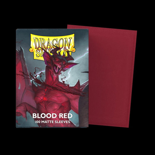 Dragon Shield Matte Card Sleeves - Blood Red - Gootzy Gaming
