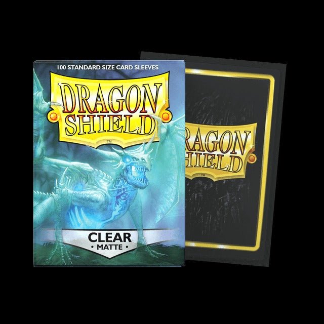 Dragon Shield Matte Card Sleeves - Clear - Gootzy Gaming