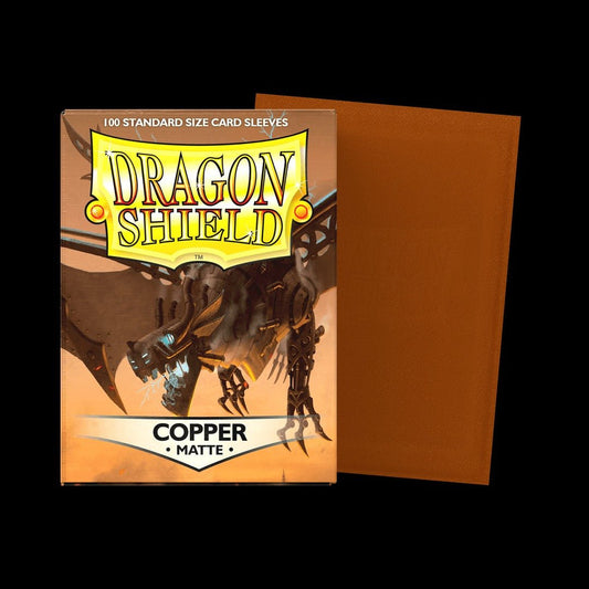 Dragon Shield Matte Card Sleeves - Copper - Gootzy Gaming
