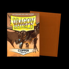 Dragon Shield Matte Card Sleeves - Copper - Gootzy Gaming