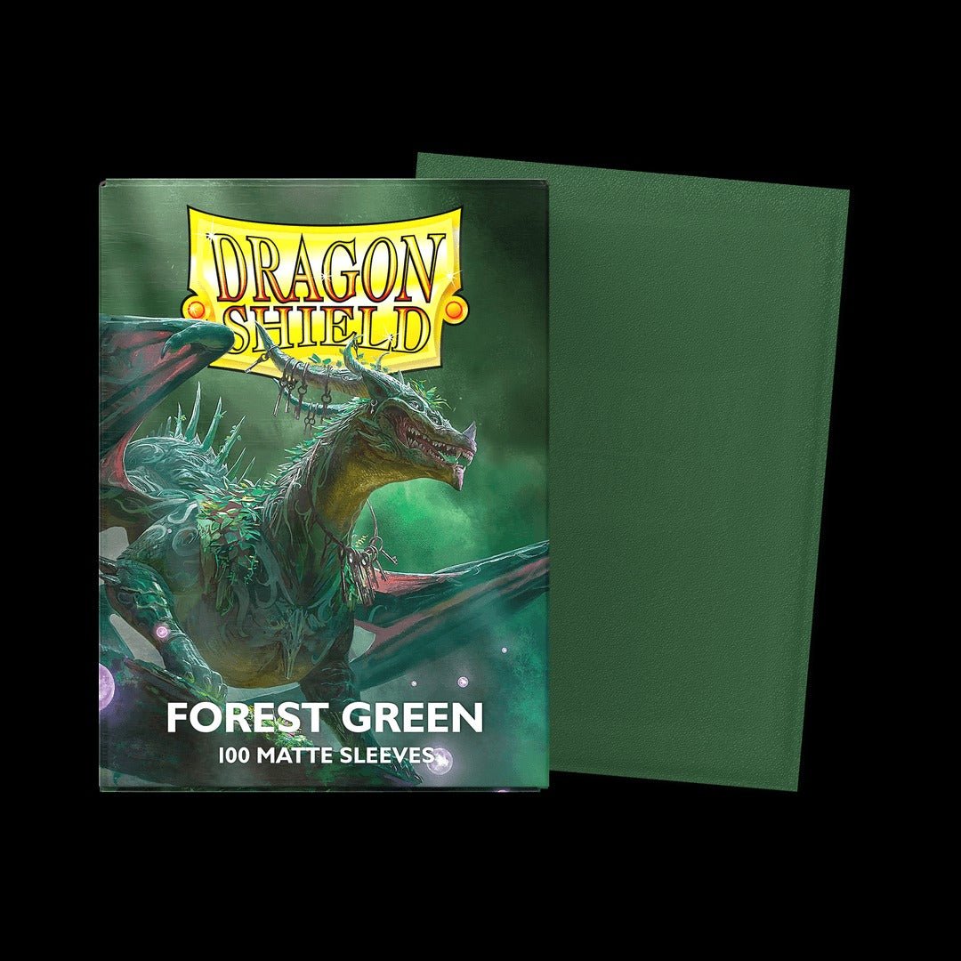 Dragon Shield Matte Card Sleeves - Forest Green - Gootzy Gaming