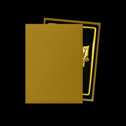 Dragon Shield Matte Card Sleeves - Gold - Gootzy Gaming