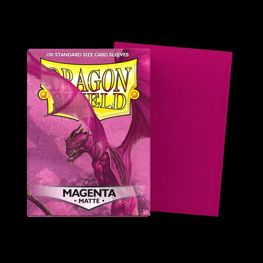 Dragon Shield Matte Card Sleeves - Magenta - Gootzy Gaming