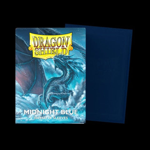 Dragon Shield Matte Card Sleeves - Midnight Blue - Gootzy Gaming