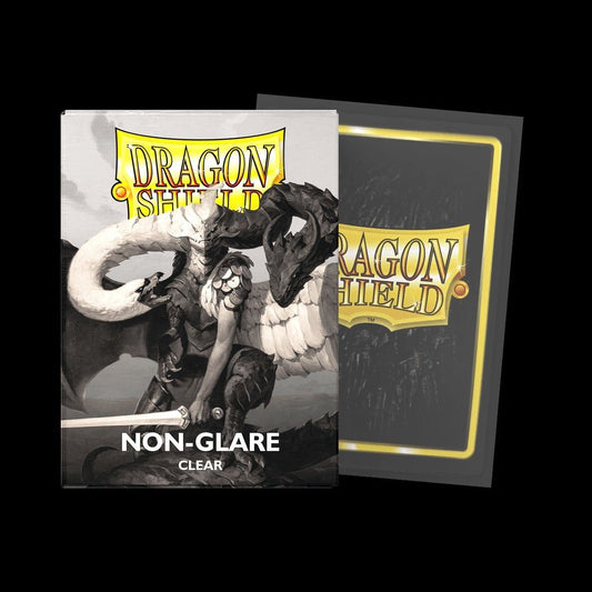 Dragon Shield Matte Card Sleeves - Non - Glare Clear - Gootzy Gaming