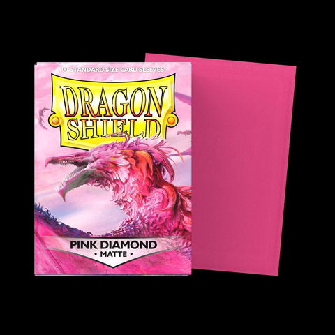 Dragon Shield Matte Card Sleeves - Pink Diamond - Gootzy Gaming