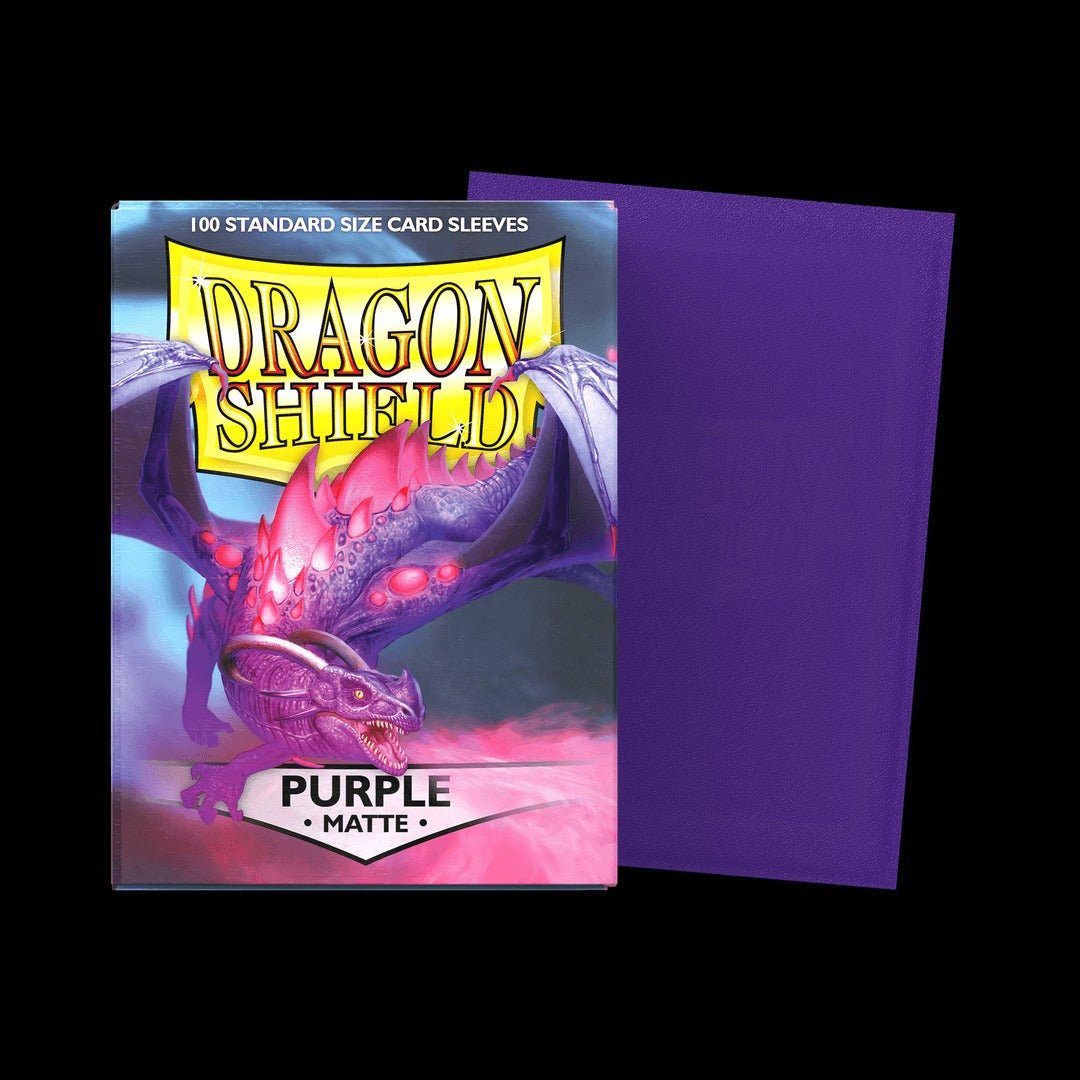 Dragon Shield Matte Card Sleeves - Purple - Gootzy Gaming