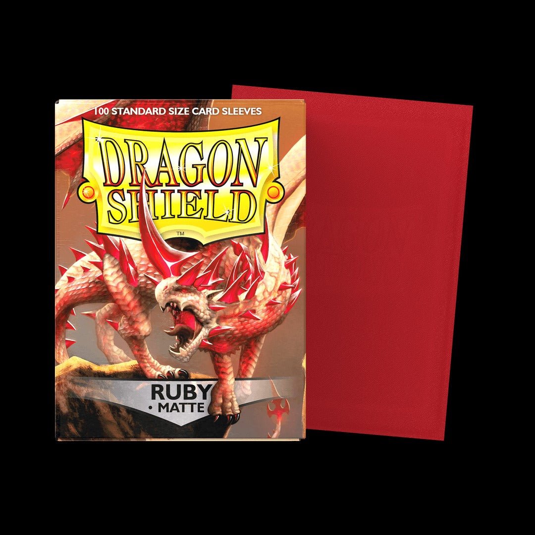 Dragon Shield Matte Card Sleeves - Ruby - Gootzy Gaming