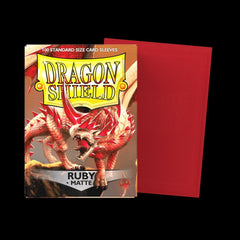 Dragon Shield Matte Card Sleeves - Ruby - Gootzy Gaming