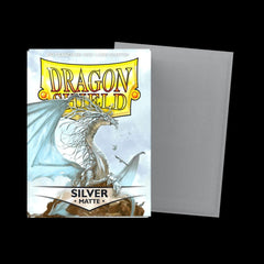 Dragon Shield Matte Card Sleeves - Silver - Gootzy Gaming