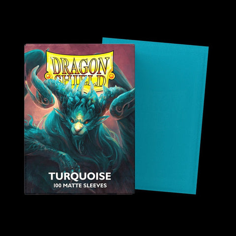 Dragon Shield Matte Card Sleeves - Turquoise - Gootzy Gaming