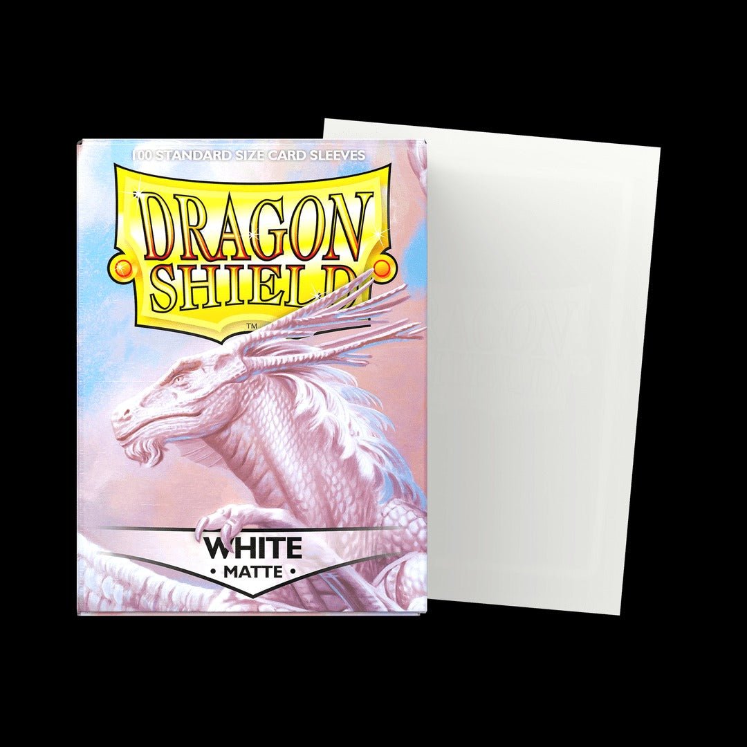 Dragon Shield Matte Card Sleeves - White - Gootzy Gaming