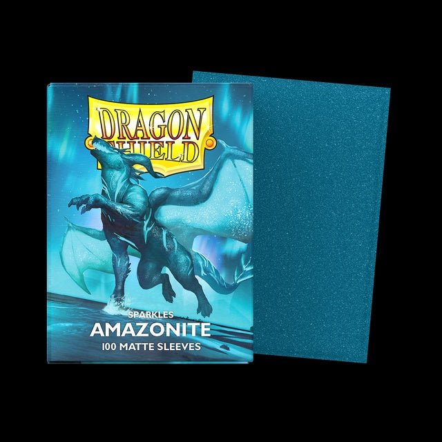 Dragon Shield Matte Sparkles Card Sleeves - Amazonite - Gootzy Gaming