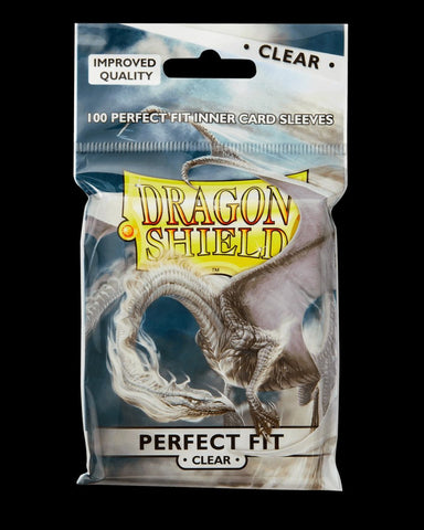 Dragon Shield Perfect Fit Inner Card Sleeves - Clear - Gootzy Gaming