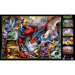 Dragon's Hoard 1000 Piece Glow in the Dark Puzzle - Gootzy Gaming