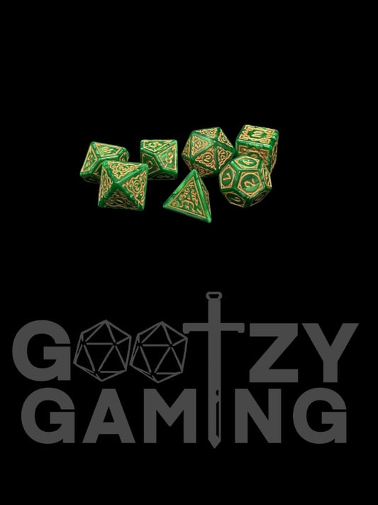 Druid's Touch - Plastic Standard 7 Dice Set - D&D Dice - Gootzy Gaming