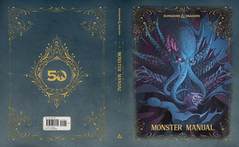 Dungeons and Dragons 2025 Monster Manual - Game Store Exclusive Alternative Art Cover - Gootzy Gaming