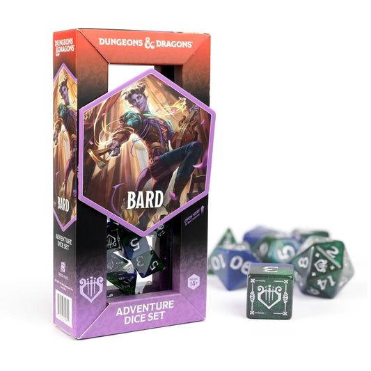 Dungeons and Dragons: Adventure Dice - Bard (Blue & Green) - Gootzy Gaming